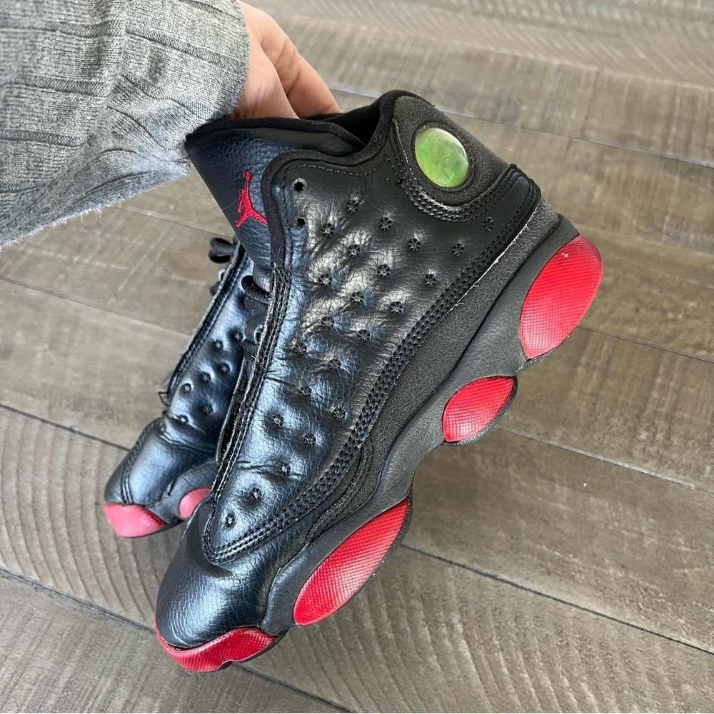 Kids Jordan 13s Black and Red- Brand: Jordan Size: 4y GUC - Picture 4 of 9